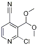 2-Chloro-3-(dimethoxymethyl)isonicotinonitrile CAS#: 1186310-98-4