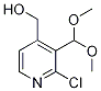 (2-Chloro-3-(dimethoxymethyl)pyridin-4-yl)methanol CAS#: 1186310-66-6