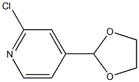 2-Chloro-4-(1,3-dioxolan-2-yl)pyridine CAS#: 1260664-72-9