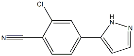 2-Chloro-4-(1H-Pyrazol-5-Yl)Benzonitrile CAS#: 1297537-37-1