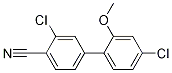 2-Chloro-4-(4-chloro-2-Methoxyphenyl)benzonitrile CAS#: 1355248-21-3