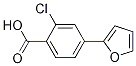 2-Chloro-4-(furan-2-yl)benzoic acid CAS#: 1237141-26-2