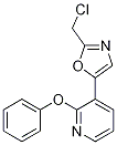 2-(Chloromethyl)-5-(2-phenoxypyridin-3-yl)oxazole CAS#: 1233025-11-0