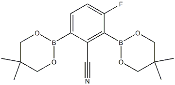 2-Cyano-4-fluoro-1,3-phenylenediboronic acid CAS#: 1150271-28-5