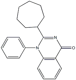 2-Cycloheptyl-1-phenylquinazolin-4(1H)-one CAS#: 71608-84-9