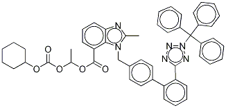 2-Desethoxy-2-methyl N-Trityl Candesartan Cilexetil CAS#: 1217094-48-8