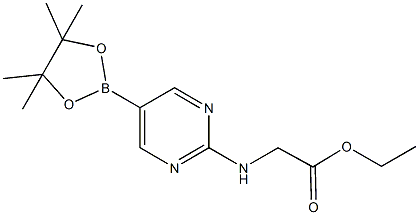 2-(EthoxycarbonylMethylaMino)pyriMidine-5-boronic acid, pinacol ester CAS#: 1202805-23-9