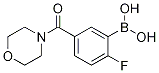 2-FLUORO-5-(MORPHOLINE-4-CARBONYL)PHENYLBORONIC ACID CAS#: 1072951-41-7