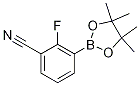 2-Fluoro-3-(4,4,5,5-tetramethyl-1,3,2-dioxaborolan-2-yl)benzonitrile CAS#: 1218791-15-1