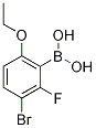 2-Fluoro-3-bromo-6-ethoxyphenylboronic acid CAS#: 1309980-98-0