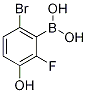 2-Fluoro-3-hydroxy-6-bromophenylboronic acid CAS#: 1309980-99-1