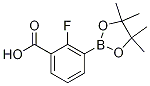 2-Fluoro-3-(tetramethyl-1,3,2-dioxaborolan-2-yl)benzoic acid CAS#: 1373168-89-8