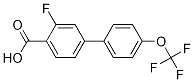 2-Fluoro-4-(4-trifluoromethoxyphenyl)benzoic acid CAS#: 1178720-03-0