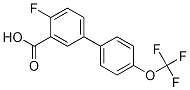 2-Fluoro-5-(4-trifluoromethoxyphenyl)benzoic acid CAS#: 1178497-48-7