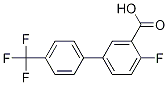 2-Fluoro-5-(4-trifluoromethylphenyl)benzoic acid CAS#: 1179671-81-8