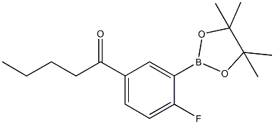 2-Fluoro-5-pentanoylphenylboronic acid,pinacol ester CAS#: 1150271-37-6