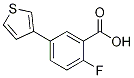 2-Fluoro-5-(thiophen-3-yl)benzoic acid CAS#: 1261993-00-3