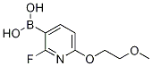 2-Fluoro-6-(2-methoxyethoxy)pyridine-3-boronic acid CAS#: 1253575-61-9