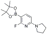 2-Fluoro-6-(pyrrolidin-1-yl)-3-(4,4,5,5-tetramethyl-1,3,2-dioxaborolan-2-yl)pyridine CAS#: 1309978-63-9