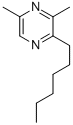 2-HEXYL-3,5-DIMETHYLPYRAZINE CAS#: 70303-40-1