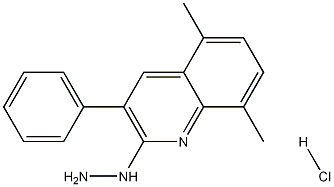 2-Hydrazino-5,8-dimethyl-3-phenylquinoline hydrochloride CAS#: 1170426-46-6