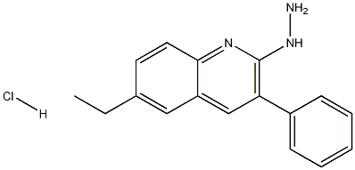2-Hydrazino-6-ethyl-3-phenylquinoline hydrochloride CAS#: 1172297-69-6