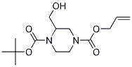 2-Hydroxymethyl-piperazine-1,4-dicarboxylic acid 4-allyl ester 1-tert-butyl ester CAS#: 1263282-80-9