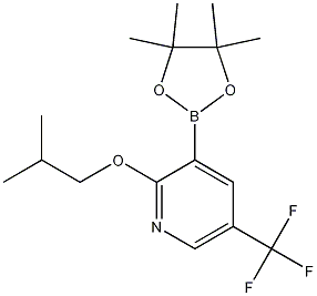 2-Isobutoxy-3-(4,4,5,5-tetramethyl-1,3,2-dioxaborolan-2-yl)-5-(trifluoromethyl)pyridine CAS#: 1256359-93-9
