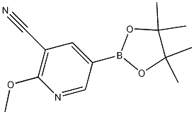 2-METHOXY-5-(4,4,5,5-TETRAMETHYL-1,3,2-DIOXABOROLAN-2-YL)NICOTINONITRILE CAS#: 1073354-05-8