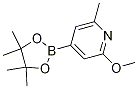 2-Methoxy-6-methyl-4-(4,4,5,5-tetramethyl-1,3,2-dioxaborolan-2-yl)pyridine CAS#: 1083168-87-9