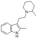 2-Methyl-3-(2-(2-methyl-1-piperidinyl)ethyl)-1H-indole CAS#: 71765-59-8