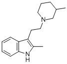 2-Methyl-3-(2-(3-methyl-1-piperidinyl)ethyl)-1H-indole CAS#: 71765-60-1