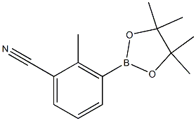 2-Methyl-3-(4,4,5,5-tetramethyl-1,3,2-dioxaborolan-2-yl)benzonitrile CAS#: 1231892-37-7