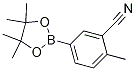 2-Methyl-5-(4,4,5,5-tetramethyl-1,3,2-dioxaborolan-2-yl)benzonitrile CAS#: 1220219-11-3