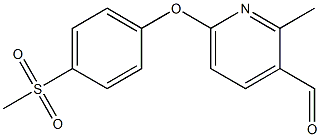 2-Methyl-6-(4-(Methylsulfonyl)phenoxy)nicotinaldehyde CAS#: 1150100-46-1