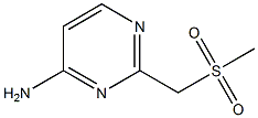 2-((Methylsulfonyl)Methyl)pyriMidin-4-aMine CAS#: 1248236-11-4
