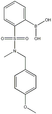 2-(N-(4-Methoxybenzyl)-N-methylsulfamoyl)phenylboronic acid CAS#: 1218790-60-3