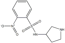 2-Nitro-N-(pyrrolidin-3-yl)benzenesulfonaMide CAS#: 1086393-10-3