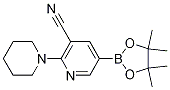 2-(Piperidin-1-yl)-5-(4,4,5,5-tetramethyl-1,3,2-dioxaborolan-2-yl)nicotinonitrile CAS#: 1356068-53-5