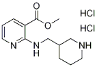 2-[(Piperidin-3-ylMethyl)-aMino]-nicotinic acid Methyl ester dihydrochloride, 98+% C13H21Cl2N3O2, Molecular Weight 322.24 CAS#: 1185308-09-1