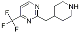 2-Piperidin-4-ylMethyl-4-trifluoroMethyl-pyriMidine CAS#: 1359702-39-8