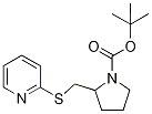 2-(Pyridin-2-ylsulfanylmethyl)-pyrrolidine-1-carboxylic acid tert-butyl ester CAS#: 1353967-38-0