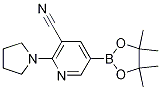 2-(Pyrrolidin-1-yl)-5-(4,4,5,5-tetramethyl-1,3,2-dioxaborolan-2-yl)nicotinonitrile CAS#: 1356068-52-4