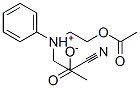 (2-acetoxyethyl)(2-cyanoethyl)phenylammonium acetate CAS#: 71487-10-0