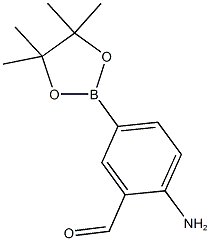 2-amino-5-(4,4,5,5-tetramethyl-1,3,2-dioxaborolan-2-yl)benzaldehyde CAS#: 1319197-32-4