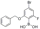 2-(benzyloxy)-4-broMo-6-fluorophenylboronic acid CAS#: 1264175-59-8