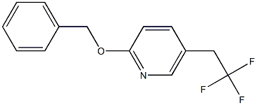 2-(benzyloxy)-5-(2,2,2-trifluoroethyl)pyridine CAS#: 1245646-58-5