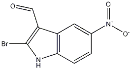 2-bromo-5-nitro-1H-indole-3-carbaldehyde CAS#: 1246471-79-3