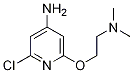 2-chloro-6-(2-(dimethylamino)ethoxy)pyridin-4-amine CAS#: 1186112-12-8