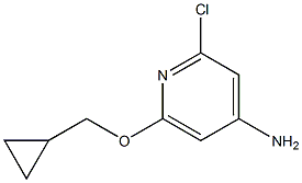 2-chloro-6-(cyclopropylmethoxy)pyridin-4-amine CAS#: 1186112-02-6
